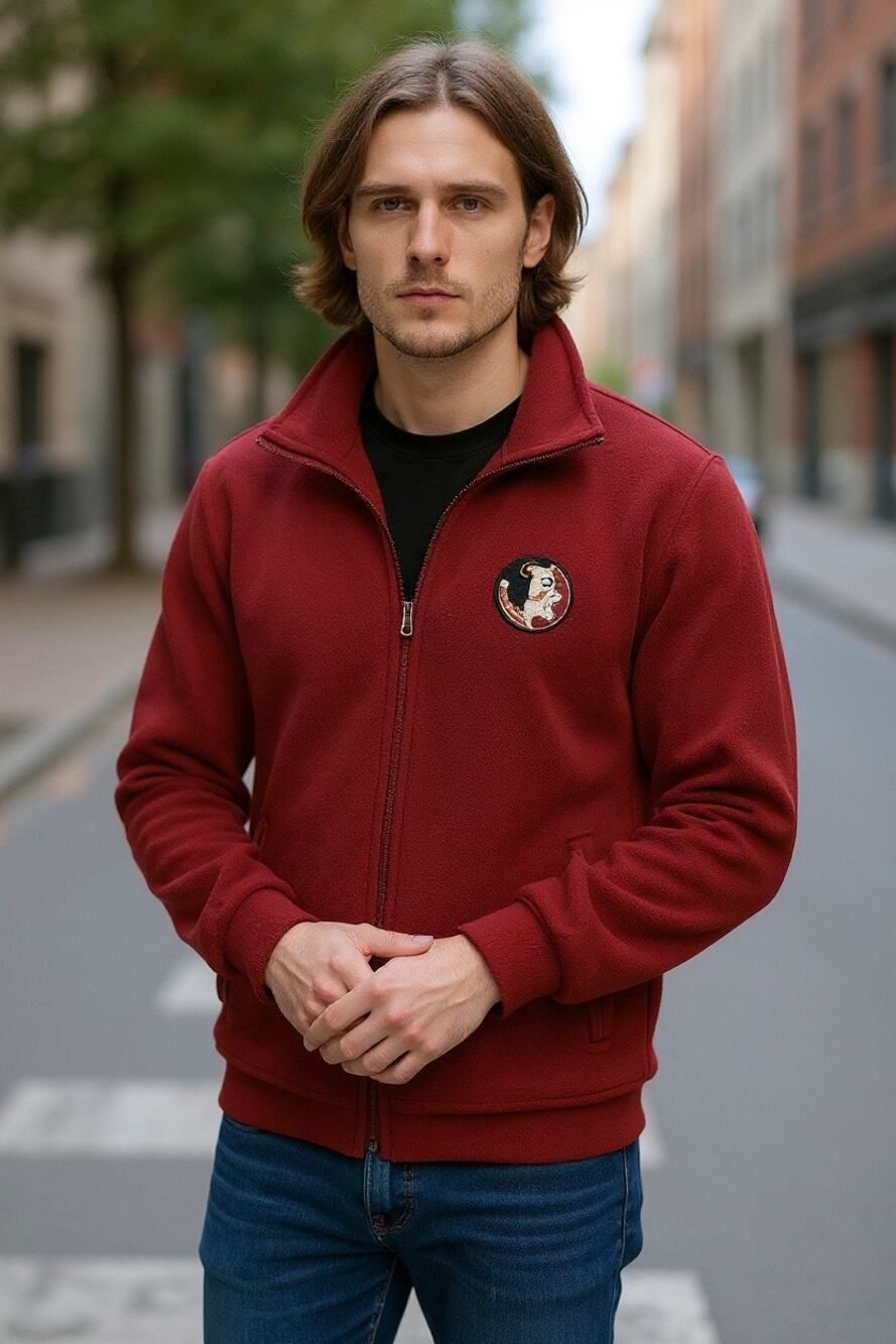 Vintage Russell Athletic Florida State Seminoles Zip Fleece Pullover Sz M